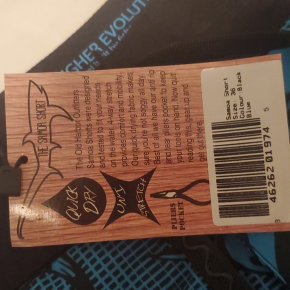 OHO blue Samoa short size 36 NWT - Picture 3 of 7